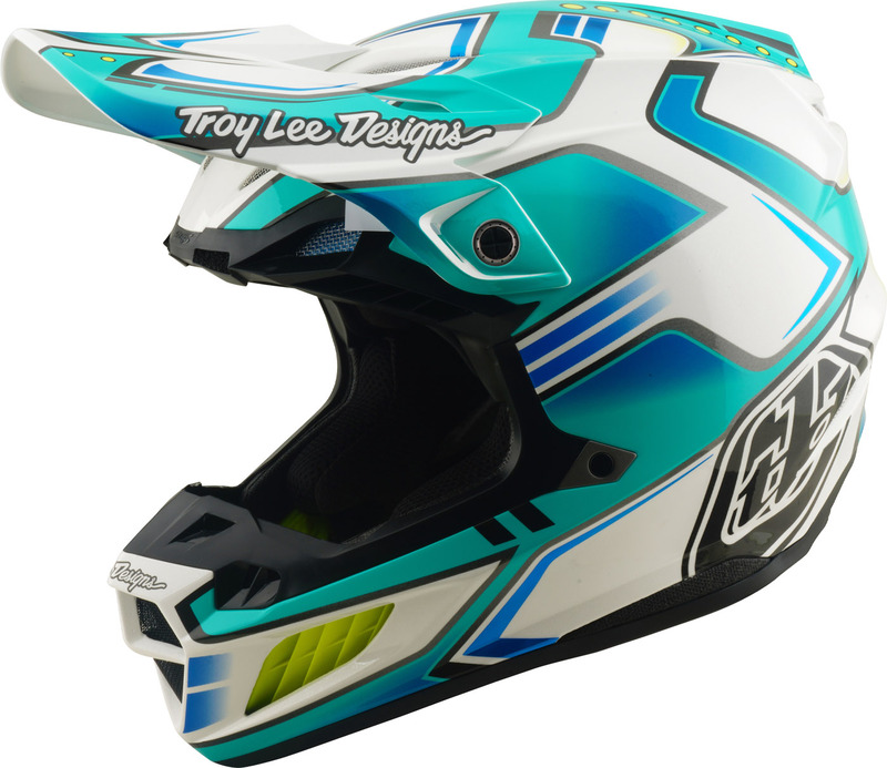 Casco TROY LEE DESIGNS SE5 Composite Mips - Crest Real Teal