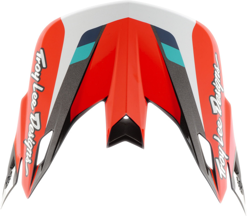 Visera TROY LEE DESIGNS SE5 Polycarbonate - Roamer rojo