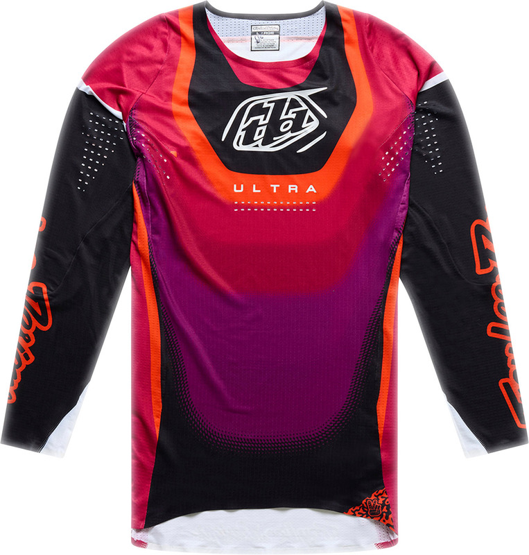 Camiseta TROY LEE DESIGNS SE Ultra - Vision Negro/Fuschia