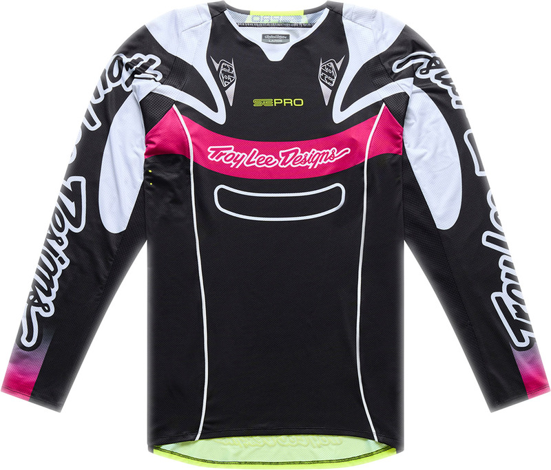 Camiseta TROY LEE DESIGNS SE Pro - Salvo Negro/Blanco
