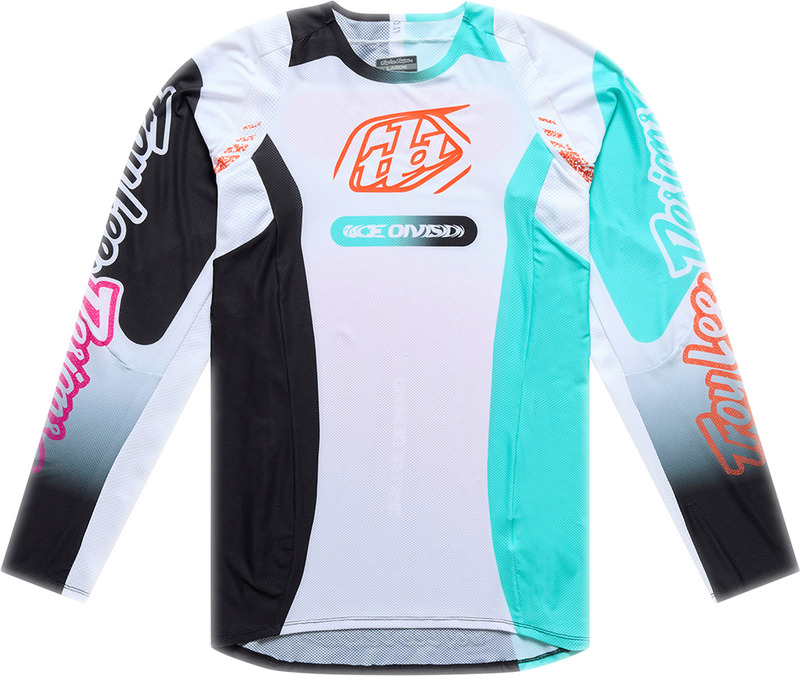 Camiseta TROY LEE DESIGNS SE Pro - Sever Blanco/Teal