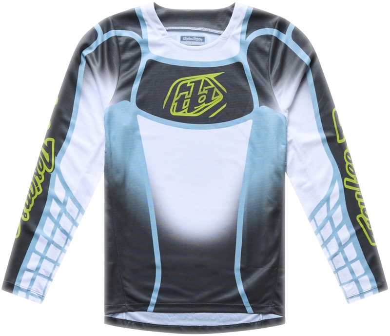 Camiseta infantil TROY LEE DESIGNS GP Pro - Framework Carbon/gris