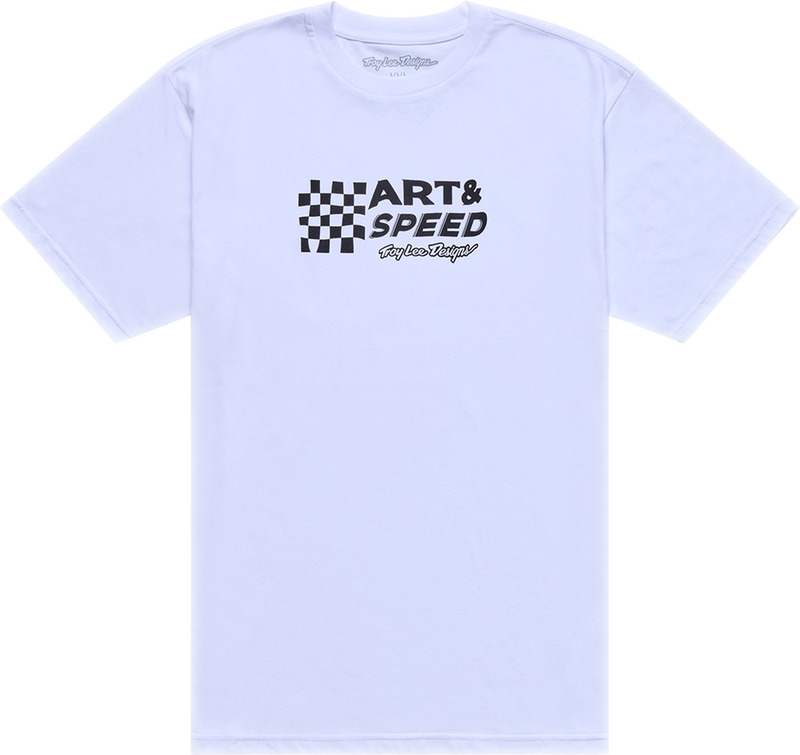 Camiseta TROY LEE DESIGNS Finish Line - blanco