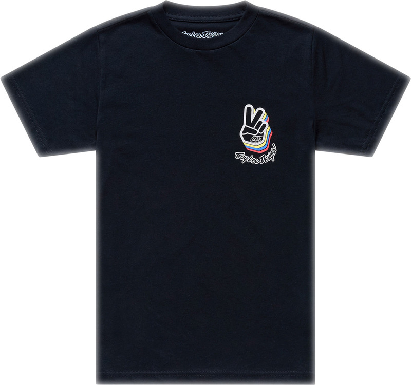 Camiseta infantil TROY LEE DESIGNS Deuces - negro