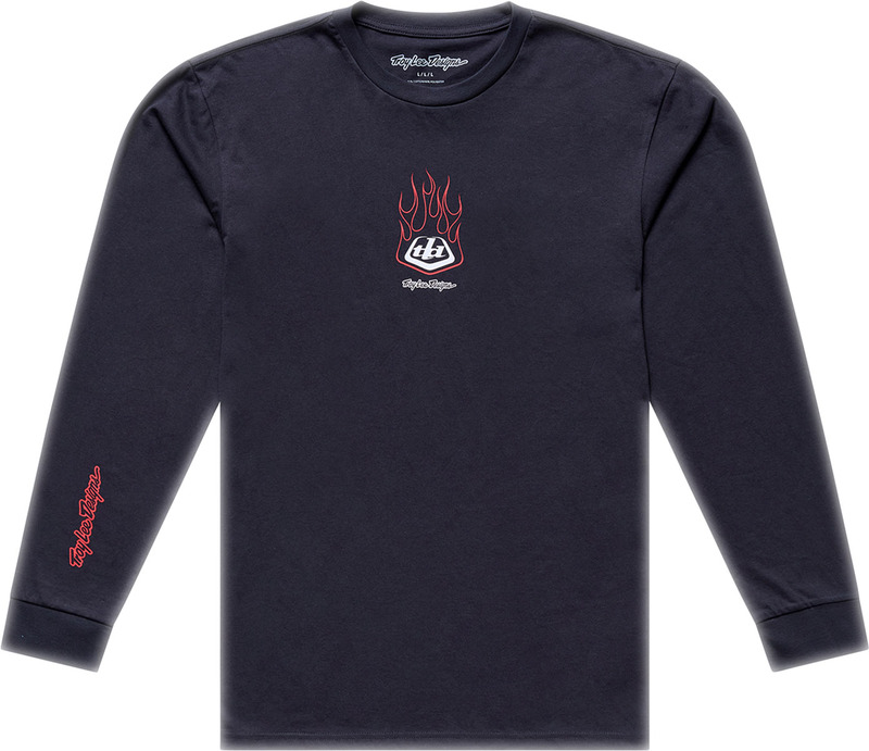 Camiseta TROY LEE DESIGNS Long Sleeve Flame2 - Carbon