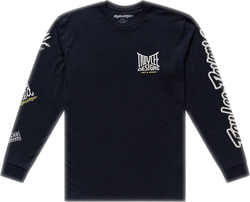 Camiseta TROY LEE DESIGNS Long Sleeve Handlebar - negro