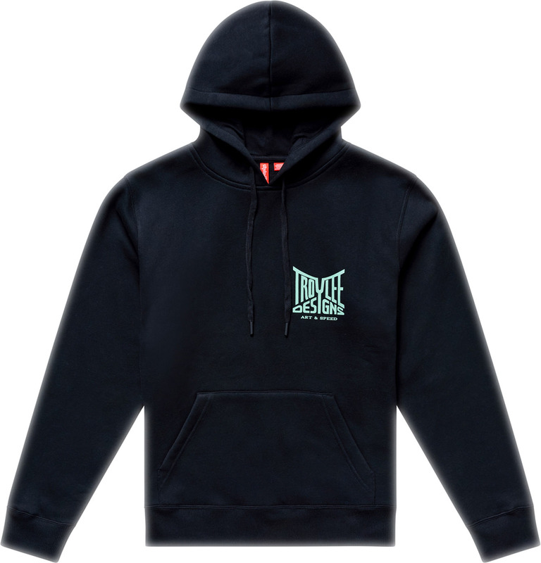 Sudadera con capucha mujer TROY LEE DESIGNS Handlebar - negro