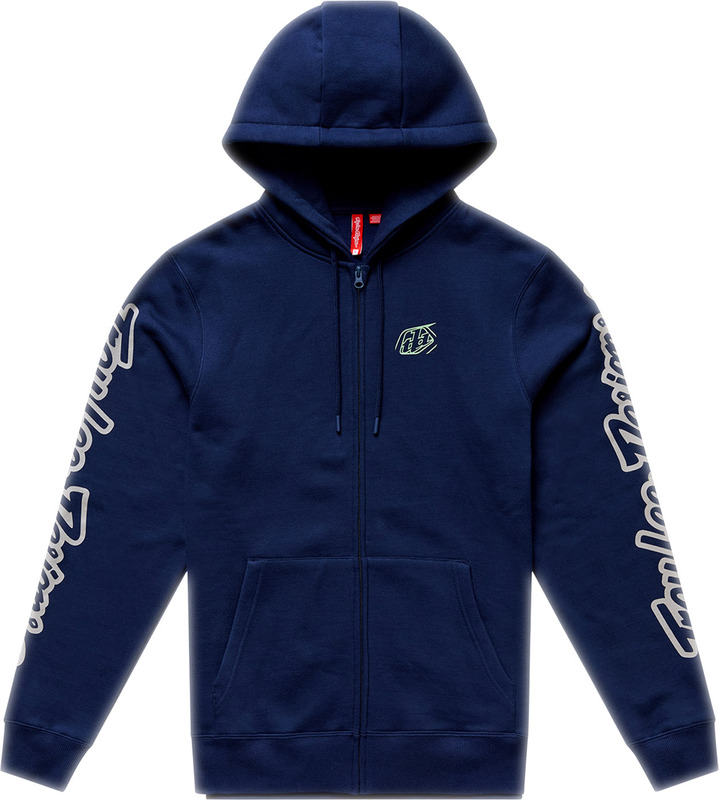 Sudadera con capucha TROY LEE DESIGNS Zip Up Badge - Navy/Sage