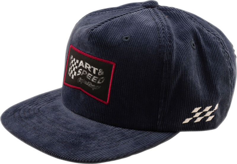 Gorra TROY LEE DESIGNS Unstructured Snapback Winners Circle - Corduroy Indigo