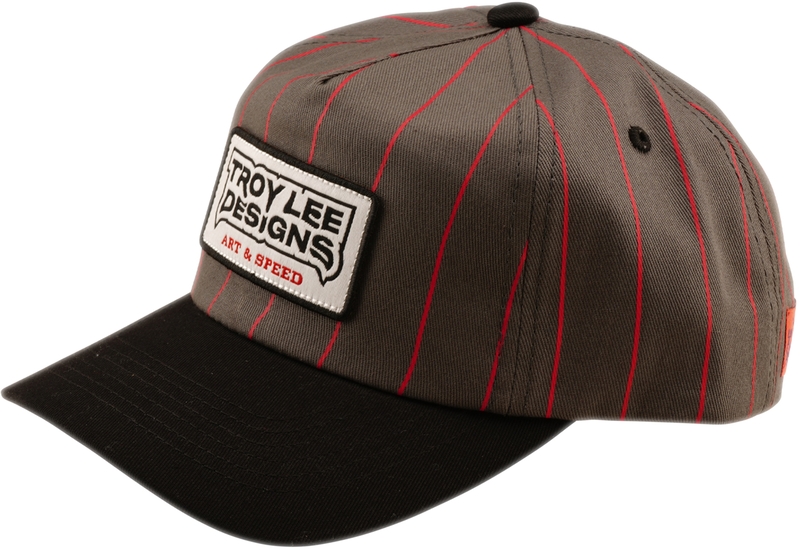 Gorra TROY LEE DESIGNS Curved Snapback Medieval - gris/rojo