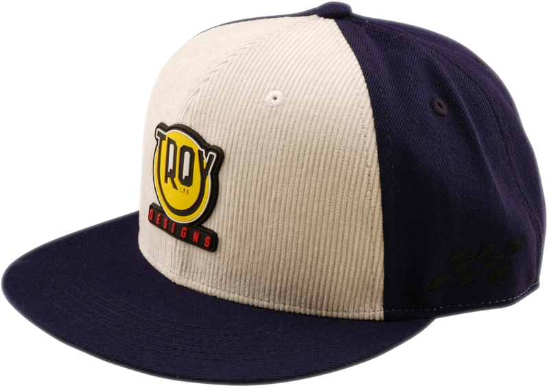 Gorra TROY LEE DESIGNS Flat Bill Snapback Happy Dayz - Indigo/Pumice