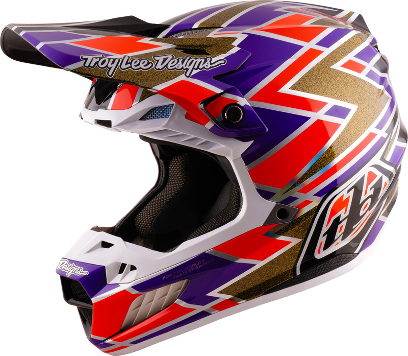 Casco TROY LEE DESIGNS SE5 Carbon Mips Flush - violeta