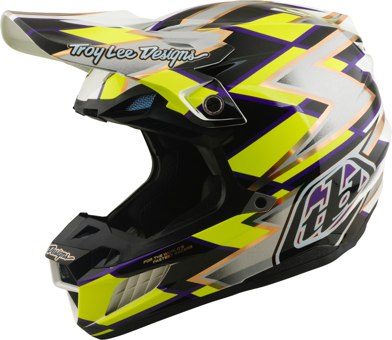 Casco TROY LEE DESIGNS SE5 Composite Mips Flush - blanco/negro