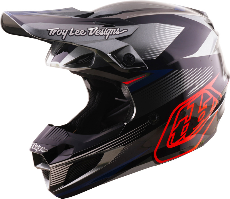 Casco TROY LEE DESIGNS SE5 Polycarbonate Mips Ripper - gris