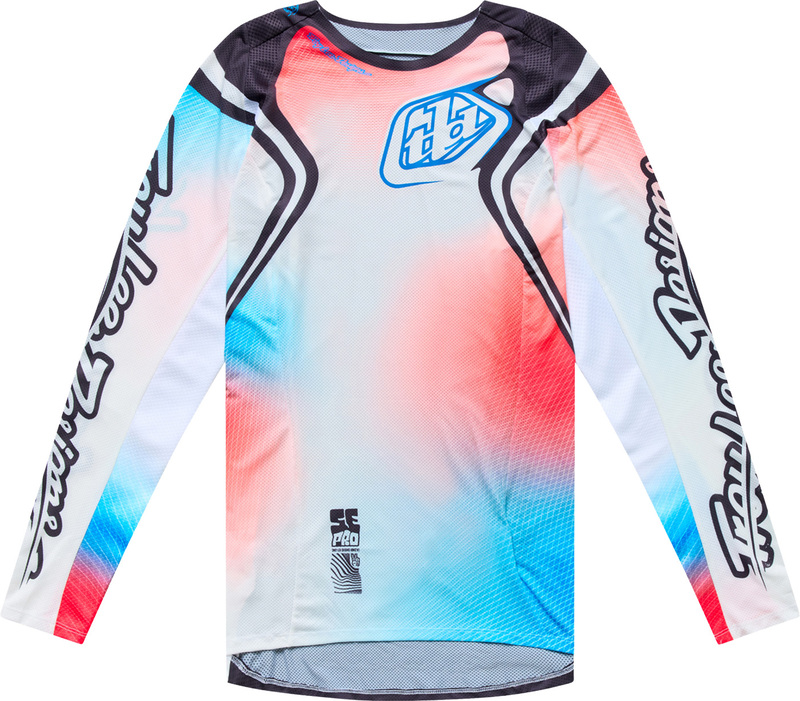 Camiseta TROY LEE DESIGNS SE Pro Wander - White/Gunmetal