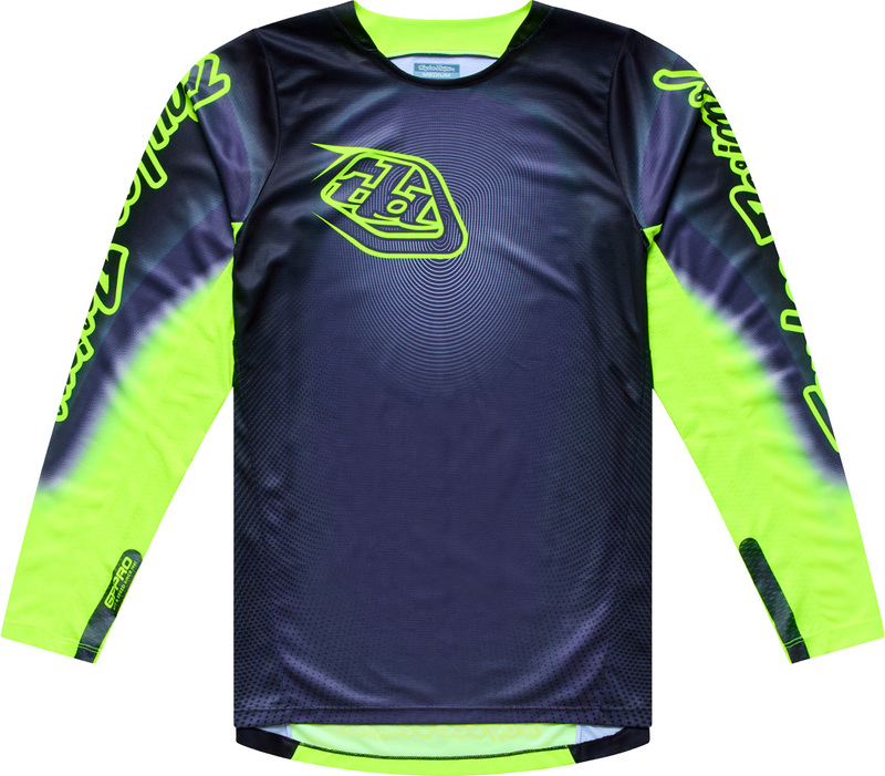Camiseta TROY LEE DESIGNS GP Pro Imprint - gris/Flo Yellow
