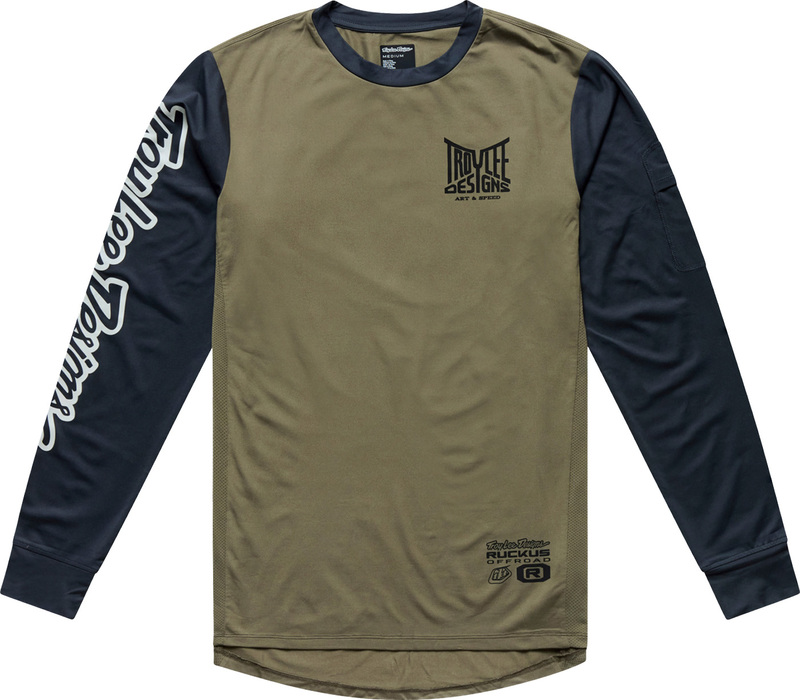 Camiseta TROY LEE DESIGNS Ruckus Offroad Barz - Army/Carbon