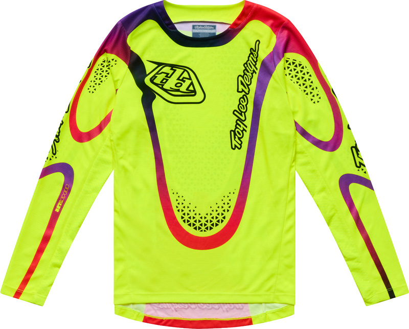 Camiseta infantil TROY LEE DESIGNS GP Pro Aura - Flo Yellow
