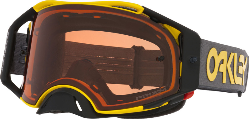 Gafas OAKLEY Airbrake MX - Moto Yellow - Lente Prizm Bronze