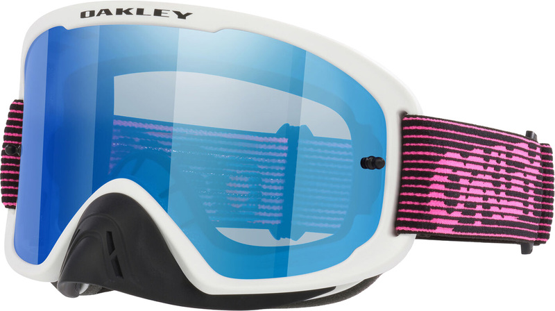 Gafas OAKLEY O Frame 2.0 Pro MX - White/Pink Streaks - Lente Black Ice Iridium