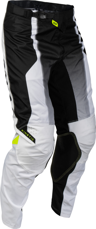 Pantalón FLY RACING Kinetic Fade - blanco/negro/Hi-Vis