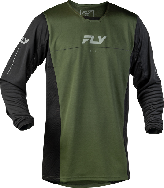 Camiseta FLY RACING Patrol - Forest Green/negro