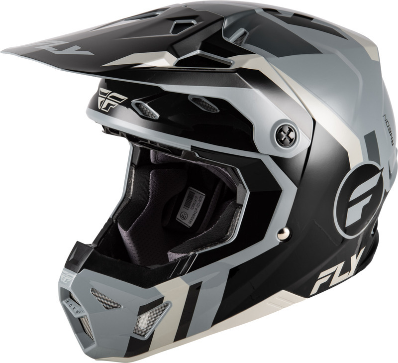 Casco infantil FLY RACING Formula CP Seal - negro/gris/Light Grey