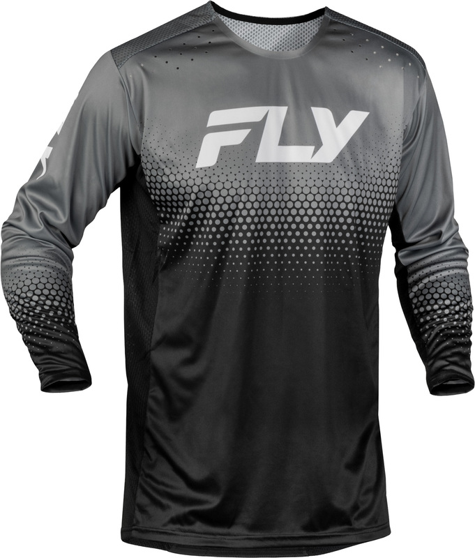 Camiseta MTB FLY RACING Rayce Sonar - negro/gris/blanco