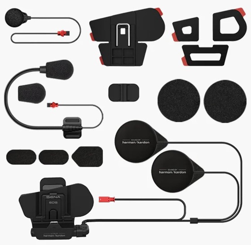 Kit de fijación + kit micrófono universal SENA para casco 60S