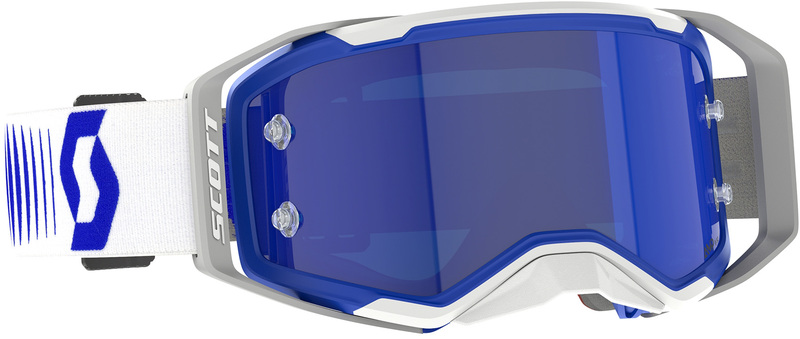 Gafas SCOTT Prospect 2.0 AMP Chrome – Doppler White/Blue – Lente Blue Chrome Works