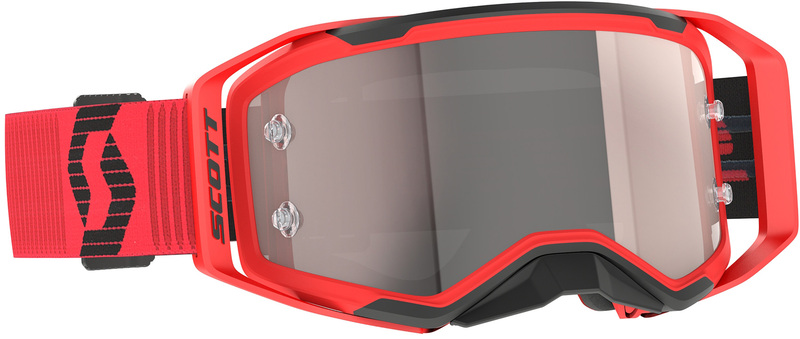 Gafas SCOTT Prospect 2.0 – Rojo/Negro – Lente Silver Chrome Works