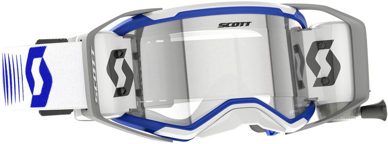 Gafas SCOTT Prospect 2.0 WFS – Doppler White/Blue – Lente Clear Works