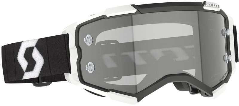Gafas SCOTT Fury LS – Negro/Blanco – Lente Light Sensitive Grey Works