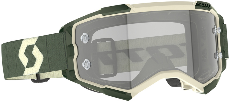 Gafas SCOTT Fury LS – Verde caqui – Lente Light Sensitive Grey Works