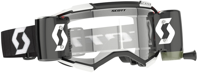 Gafas SCOTT Fury WFS – Negro/Blanco – Lente Clear Works