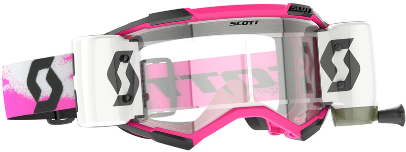 Gafas SCOTT Fury WFS – Rosa/Negro – Lente Clear Works