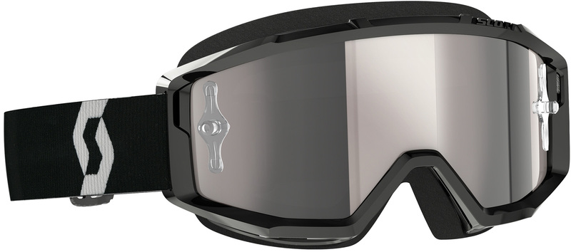 Gafas SCOTT Primal Chrome – Negro/Blanco – Lente Silver Chrome Works