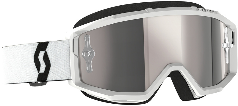 Gafas SCOTT Primal Chrome – Blanco – Lente Silver Chrome Works