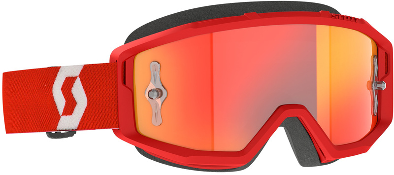 Gafas SCOTT Primal Chrome – Rojo/Blanco – Lente Orange Chrome Works