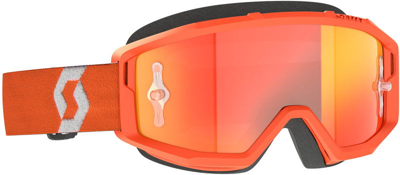 Gafas SCOTT Primal Chrome – Naranja/Blanco – Lente Orange Chrome Works