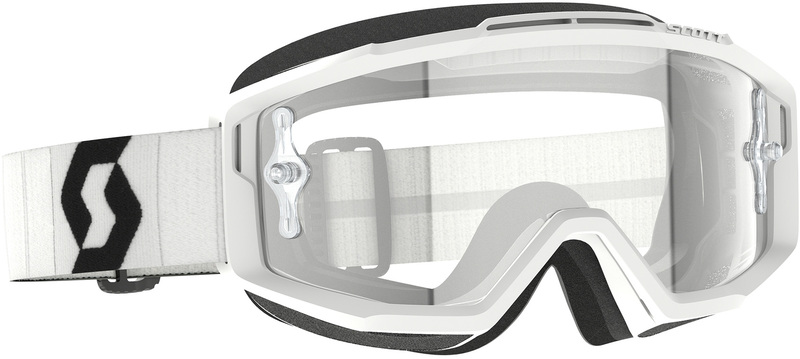 Gafas SCOTT Split OTG – Blanco/Negro – Lente Clear Works