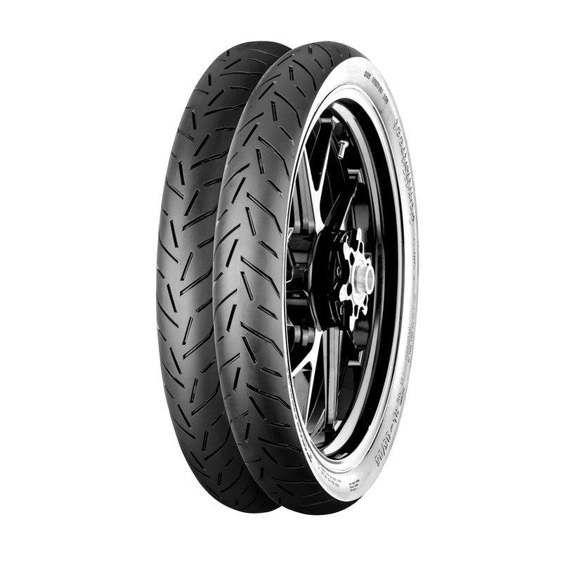 Neumático CONTINENTAL CONTISTREET 90/80-17 M/C 46P TL