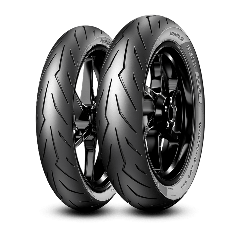 Neumático PIRELLI DIABLO ROSSO SPORT 100/80-17 M/C 52S TL