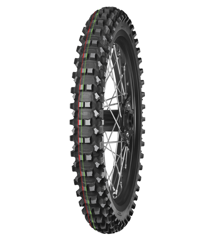 Neumático MITAS TERRA FORCE-MX MH 60/100-14 29M TT MEDIUM HARD TERRAIN RED GREEN NHS