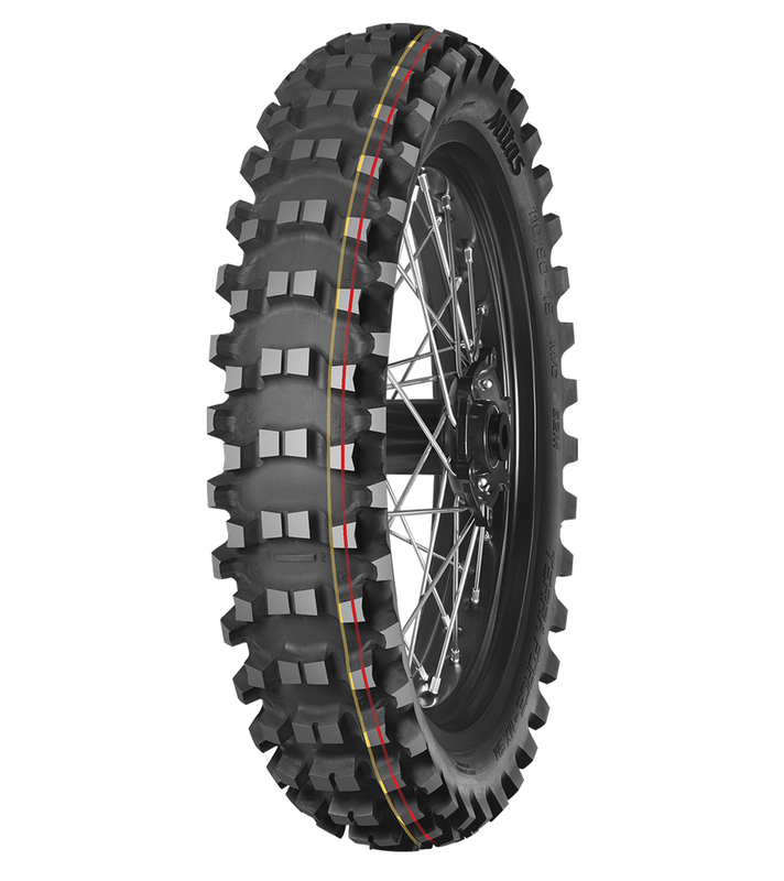 Neumático MITAS TERRA FORCE-MX SM 70/100-10 (2.50-10) 41M TT SOFT MEDIUM TERRAIN RED YELLOW NHS
