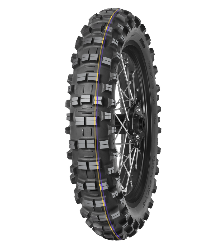 Neumático MITAS TERRA FORCE-EF 140/80-18 70R TT SUPER FAST YELLOW PURPLE