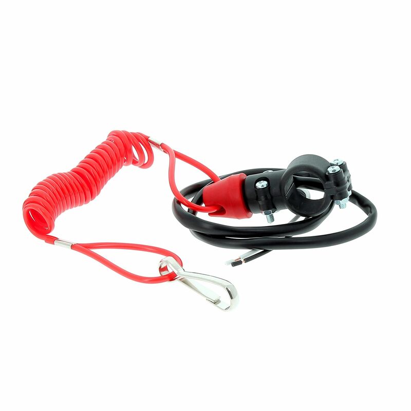 Botón Stop TECNIUM Universal tipo hombre al agua con imán– Rojo