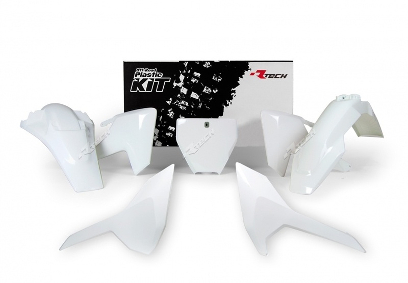 Kit de plástica RACETECH (5 pcs) - Blanco