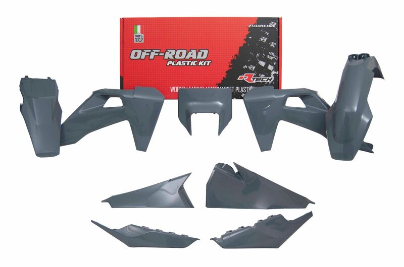 Kit de plástica RACETECH (6 pcs) - Gris