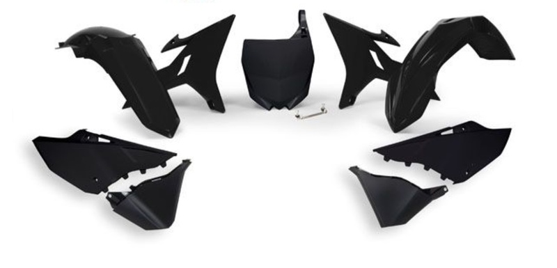 Kit de plástica RACETECH (6 pcs) - Negro